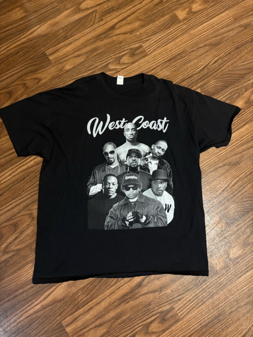 West Coast Legends Graphic Rap Tee * 2XL * Heavyweight